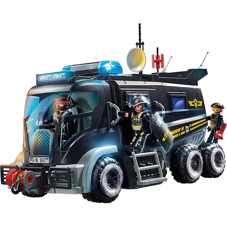 Playmobil City Action SEK-Truck mit Licht und Sound 9360 – Bild 4
