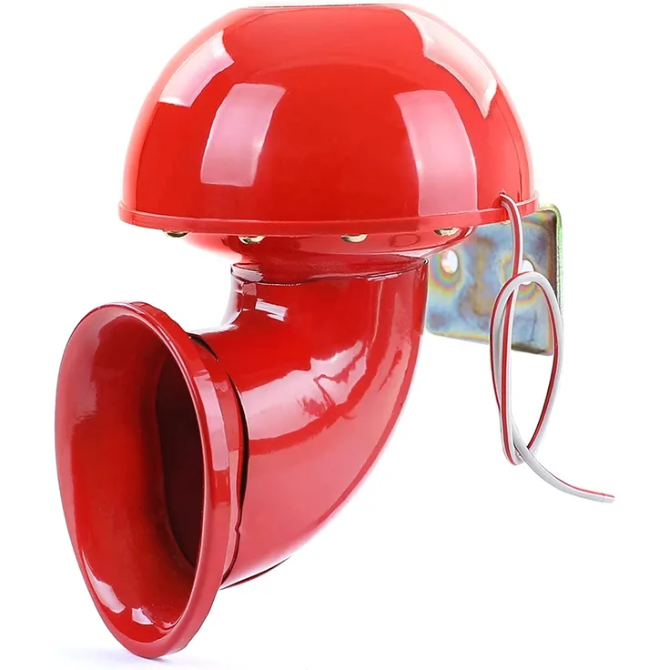 Bull Horn Fanfare Hupe Nebelhorn Sound rot 12 Volt 125db