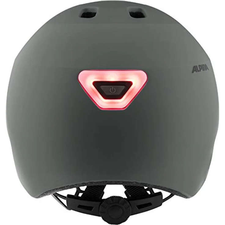 Alpina Brooklyn Coffee - Grey Matt, Größe 52 - 57 cm - Fahrradhelm, Farbe Grau – Bild 4