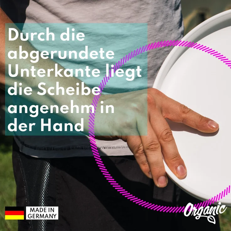 Ballaballa - Eurodisc Organic Ultimate Frisbee 175g - Summer | 175gr. Ø27,50cm – Bild 4
