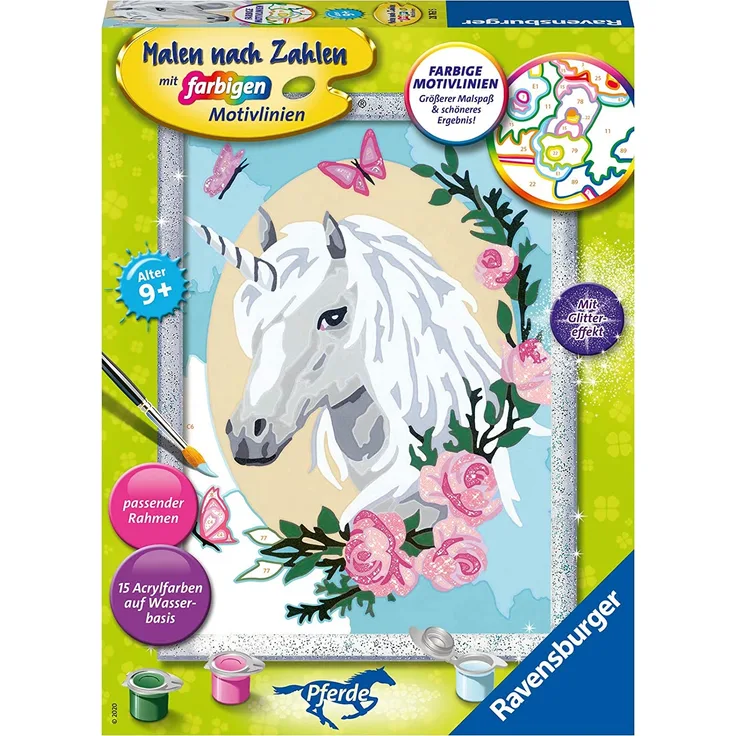 Malen nach Zahlen Einhorntraum