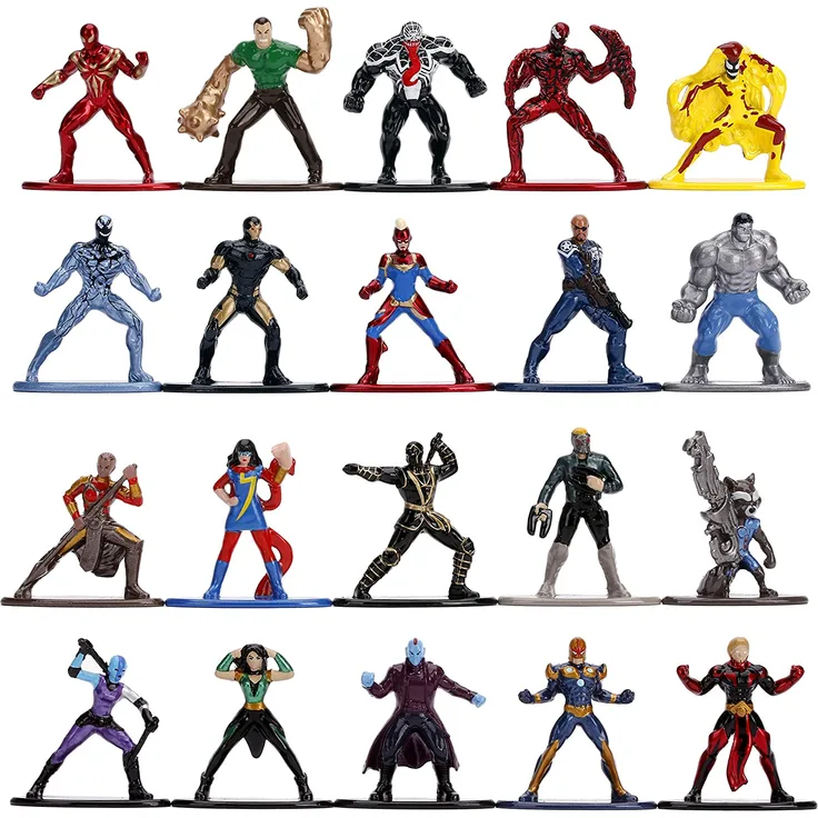 Jada 253225010 Marvel 20-Pack Nanofigs, Wave 3