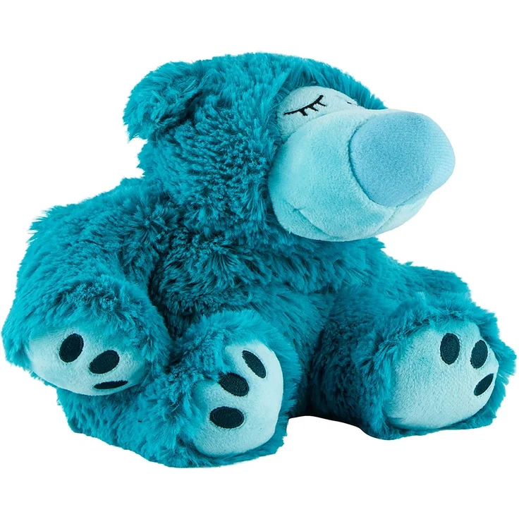 Warmies® Wärmekissen/Stofftier'Sleepy Bear türkis' Hirse Lavendelfüllung 35cm 700g – Bild 4