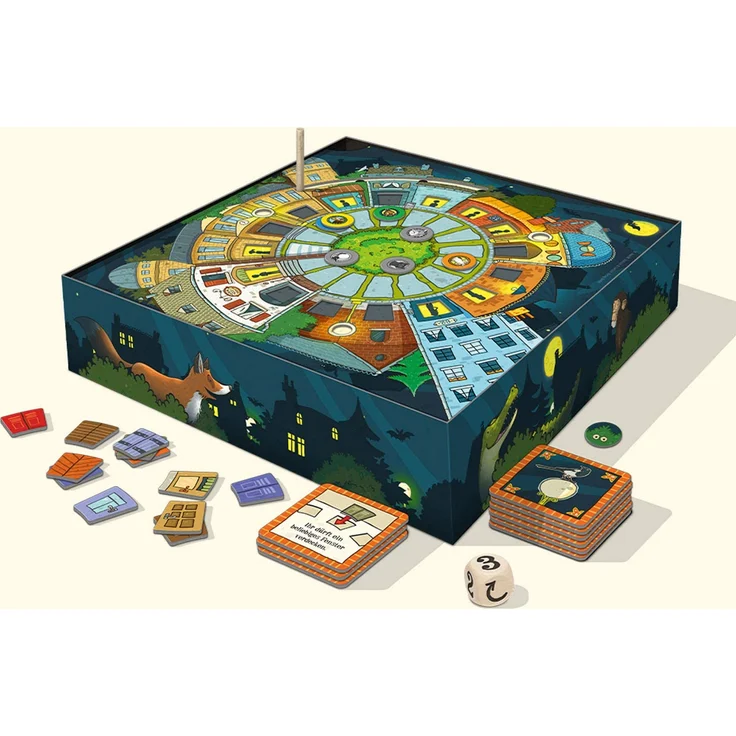 KOSMOS - Die Schule der magischen Tiere - Nicht zu fassen! Das Spiel mit dem Dreh. Kinderspiel ab 6 Jahren mit Würfel, Kooperatives Brettspiel, Familienspiel, Gesellschaftsspiel, Geburtstagsgeschenk – Bild 4