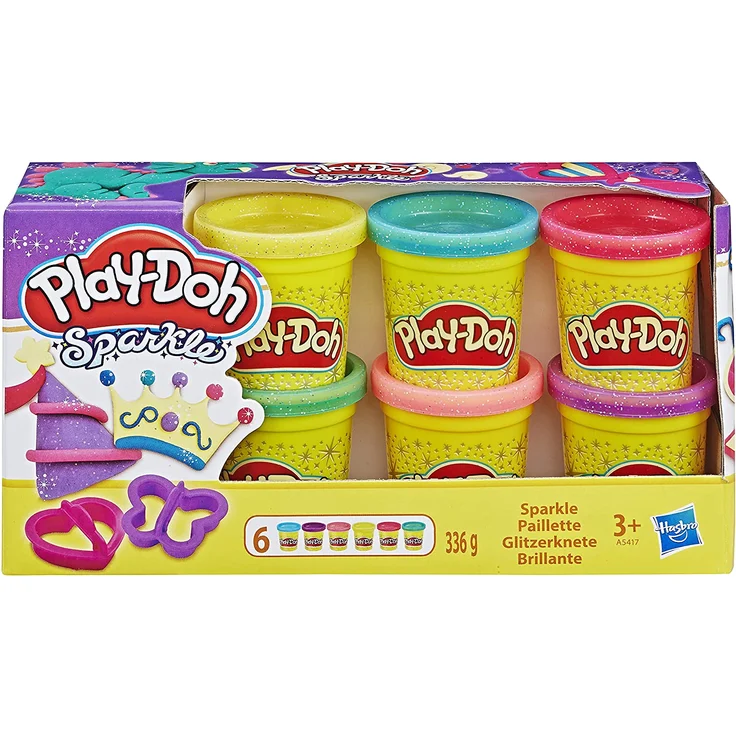 Hasbro A5417EU8 Play Doh Glitzerknete – Bild 1