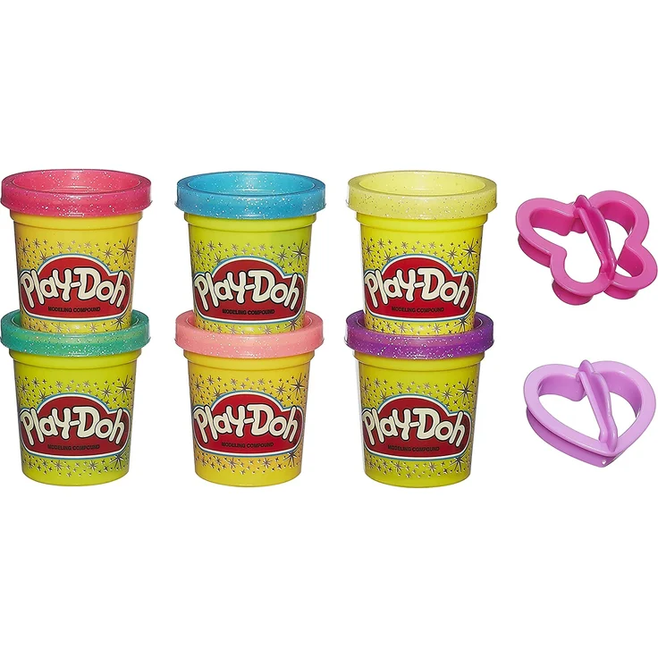 Hasbro A5417EU8 Play Doh Glitzerknete – Bild 2