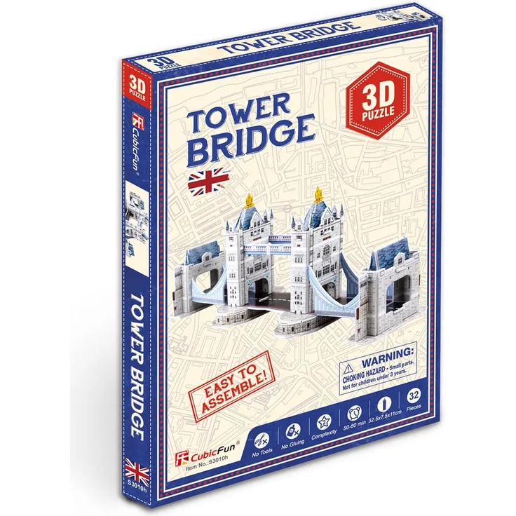 Cubic Fun- 3D-Puzzle Tower Bridge (Tachan S3010h)