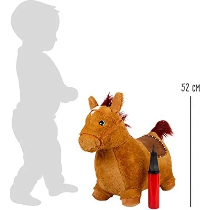 Legler 11709 - Small foot, Hüpfpferd Plüsch, Sitzhöhe: 30cm – Bild 4