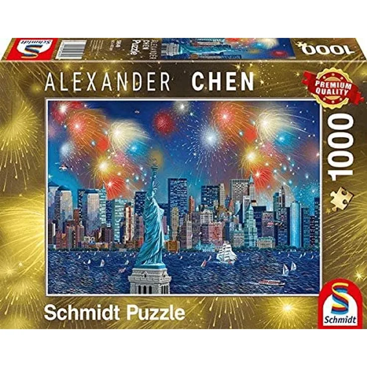 37cm Liberty Statue Karton-Puzzle 1000 Teile