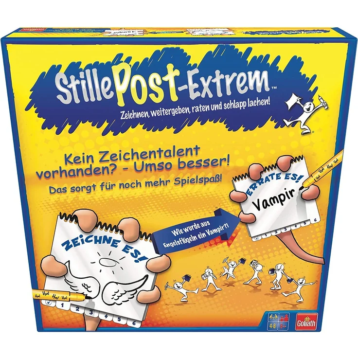 Goliath 76214 'Stille Post Extrem', ab 8 Jahren, 20 min Spielzeit, 4-6 Spieler – Bild 1