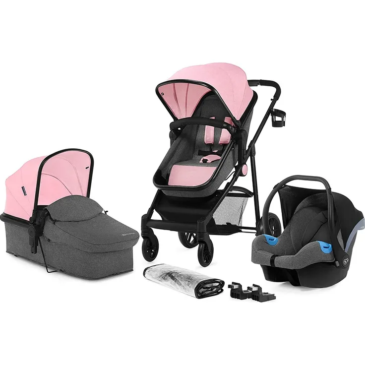 Kinderkraft Kombikinderwagen 3 in 1 Juli 3 in 1 Pink