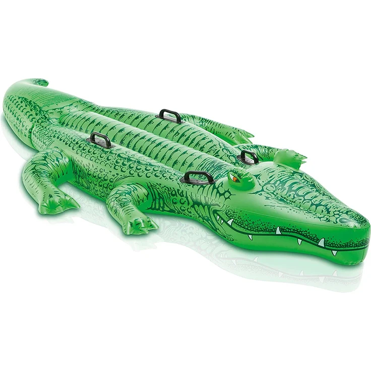Intex Giant Gator Ride-On - Aufblasbarer Reittier - 203 x 114 cm – Bild 1