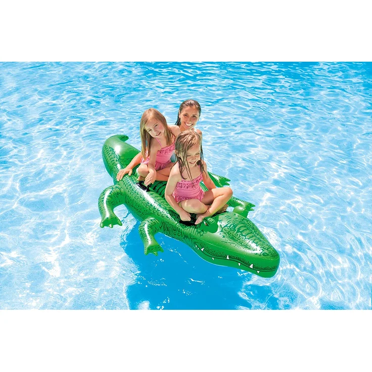 Intex Giant Gator Ride-On - Aufblasbarer Reittier - 203 x 114 cm – Bild 7