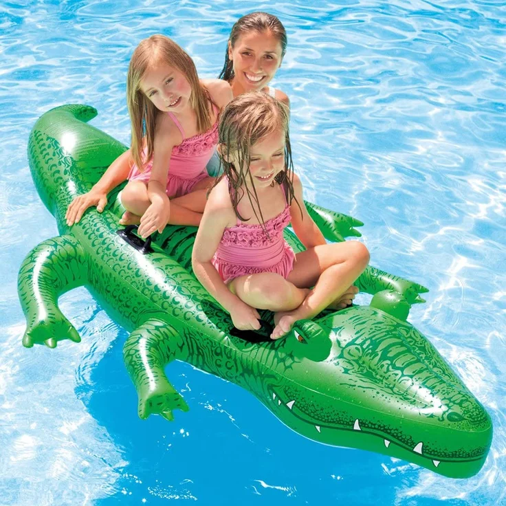 Intex Giant Gator Ride-On - Aufblasbarer Reittier - 203 x 114 cm – Bild 4
