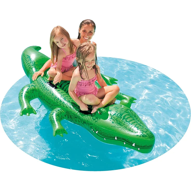 Intex Giant Gator Ride-On - Aufblasbarer Reittier - 203 x 114 cm – Bild 3