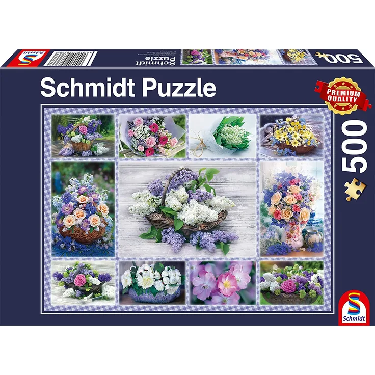 Schmidt Spiele Puzzle 58366 Blumenbouquet, 500 Teile Puzzle, bunt