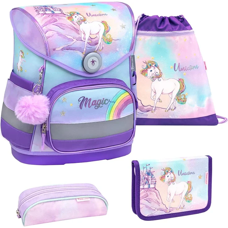 Belmil Compact Set 4-teilig Rainbow Unicorn Magic – Bild 1