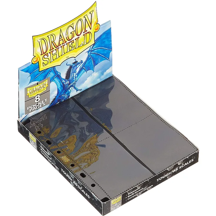 Dragon Shield 8 pocket pages - Clear (50 pcs. )