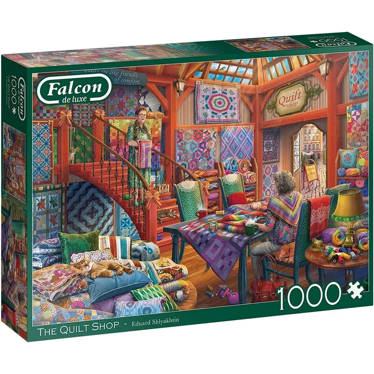 Jumbo Spiele - Falcon - The Quilt Shop - 1000 Teile