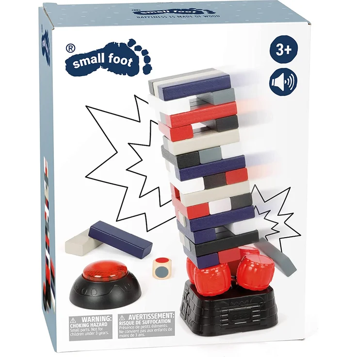 small foot 11863 - Wackelturm Dynamit, play & fun, Holz, 49-teilig – Bild 5