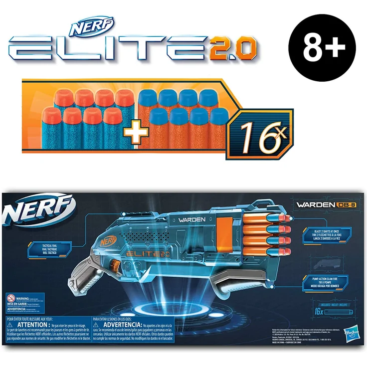 Hasbro - Nerf Elite 2. 0 Warden DB-8 – Bild 5