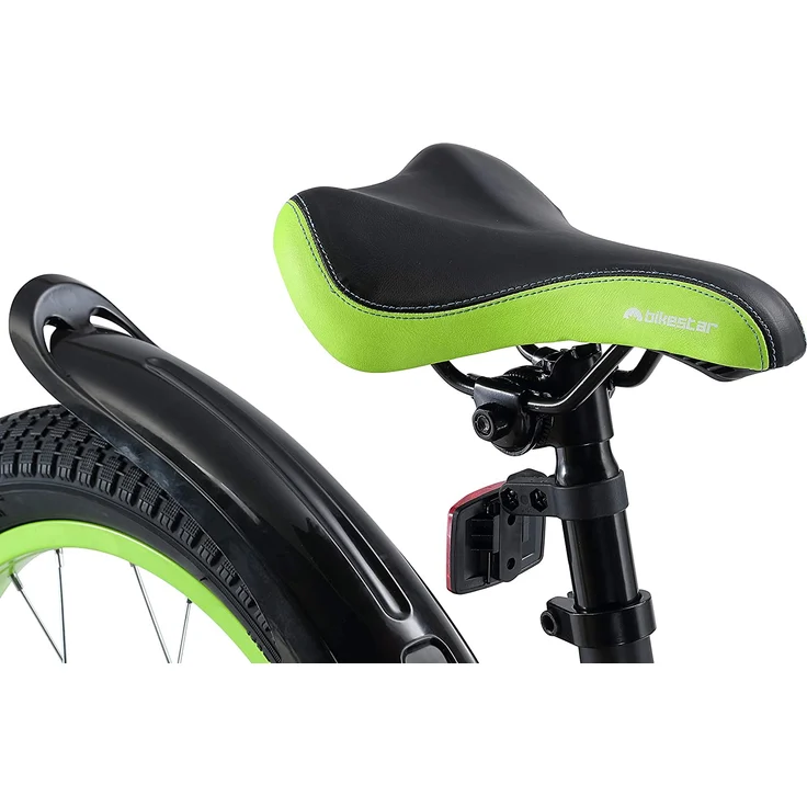 Bikestar Mountain Kinderfahrrad 16 Zoll - Schwarz Grün - Preisvergleich – Bild 5