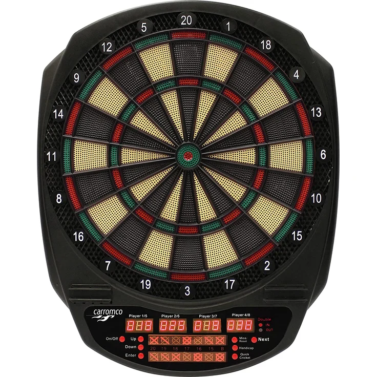 Striker-601 elektronische Dartscheibe, 3-Loch mit Adapter | Carromco – Bild 2