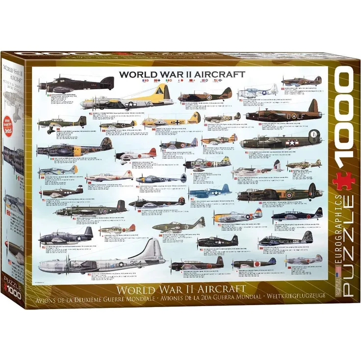 EuroGraphics Puzzle Kriegsflugzeuge des 2. Weltkrieges