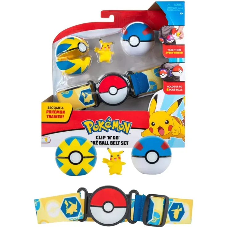 Pokémon Clip N Go Belt Set Pikachu - Preisvergleich