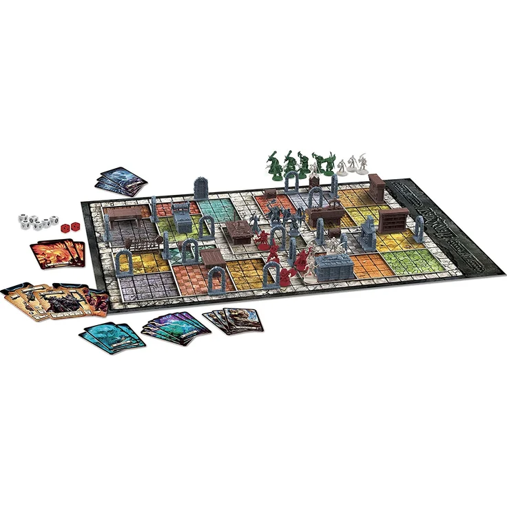 Avalon Hill 'HeroQuest', Basisspiel Brettspiel, Dungeon Crawler Fantasie-Abenteuerspiel ab 14 Jahren, für 2 − 5 Spieler, deutsch – Bild 4