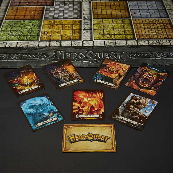 Avalon Hill 'HeroQuest', Basisspiel Brettspiel, Dungeon Crawler Fantasie-Abenteuerspiel ab 14 Jahren, für 2 − 5 Spieler, deutsch – Bild 6
