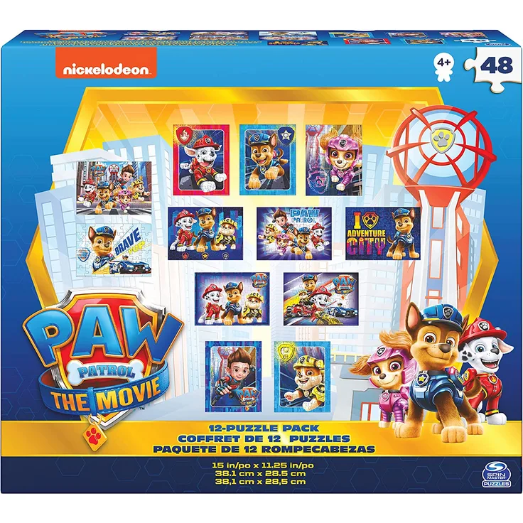Nickelodeon puzzleschachtel Paw Patrol junior Karton 12 Teile
