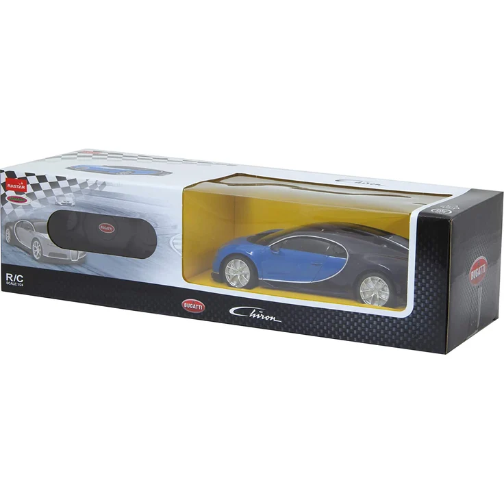 RC Bugatti Chiron Jungen 27 MHz 1:24 blau – Bild 6