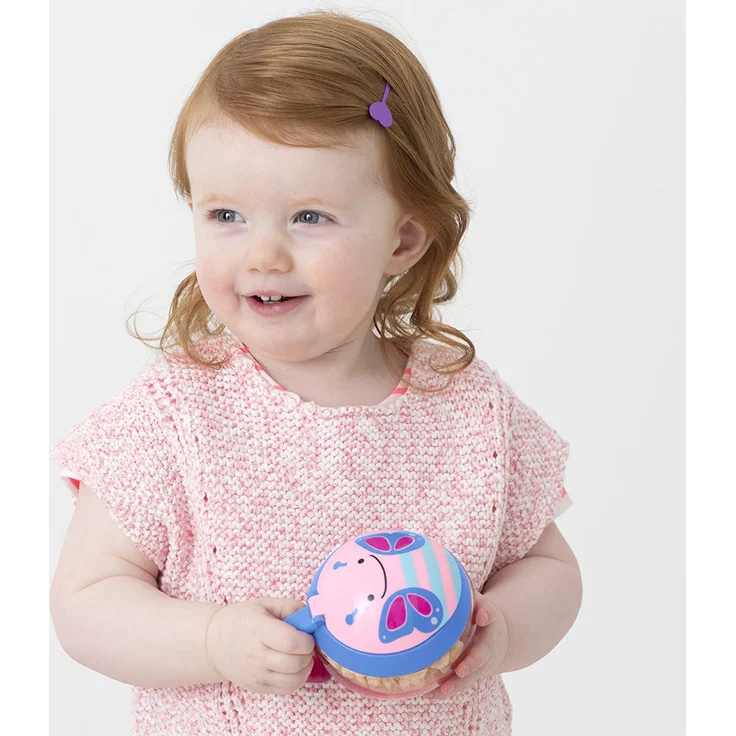 Skip Hop Zoo Snackcup, Snackbox, Aufbewahrungsbehälter für Kinder, mehrfarbig, Schmetterling Blossom – Bild 2