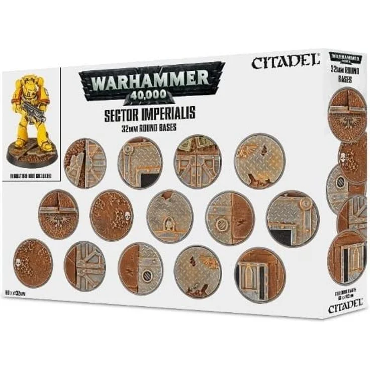 (66-91) Sector Imperialis: 32mm Round Bases