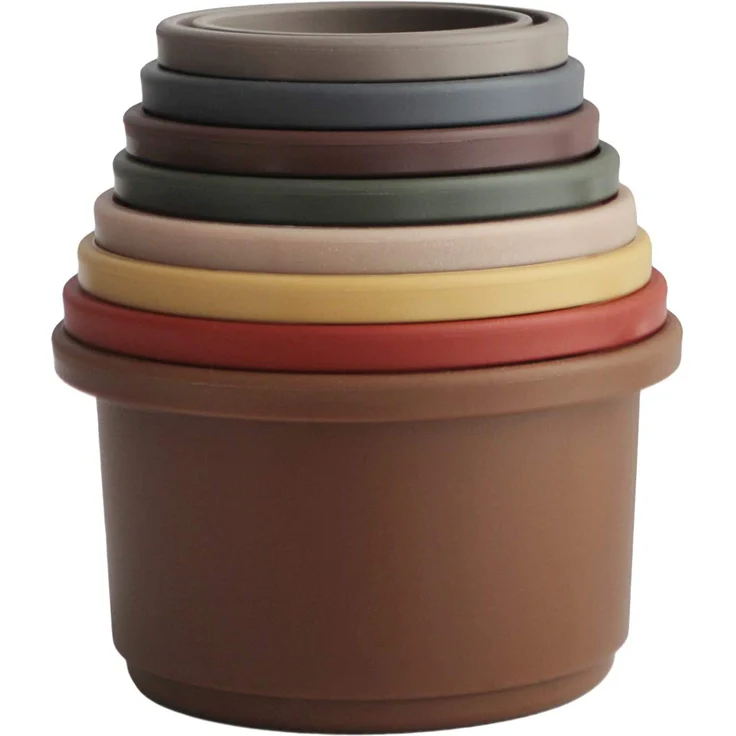 Mushie Stapelturm Retro Braun - Preisvergleich – Bild 2
