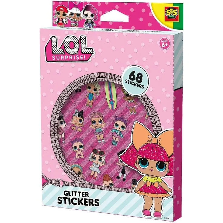 Glitter stickers LOL SES (14191)