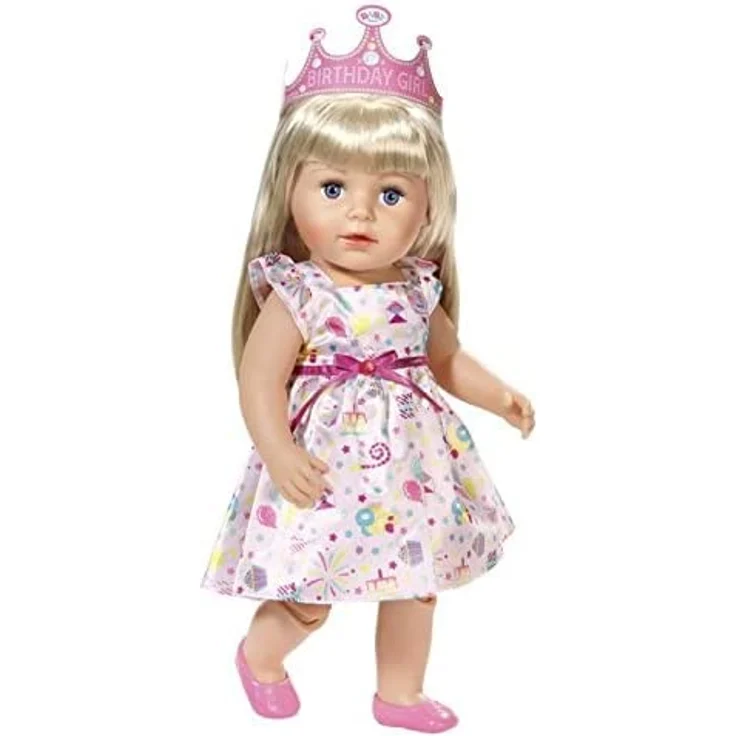 Zapf Creation 825242 BABY born Deluxe Party Set Geburtstag Puppenzubehör 43 cm 17-teilig, bunt – Bild 4