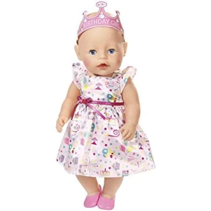 Zapf Creation 825242 BABY born Deluxe Party Set Geburtstag Puppenzubehör 43 cm 17-teilig, bunt – Bild 5
