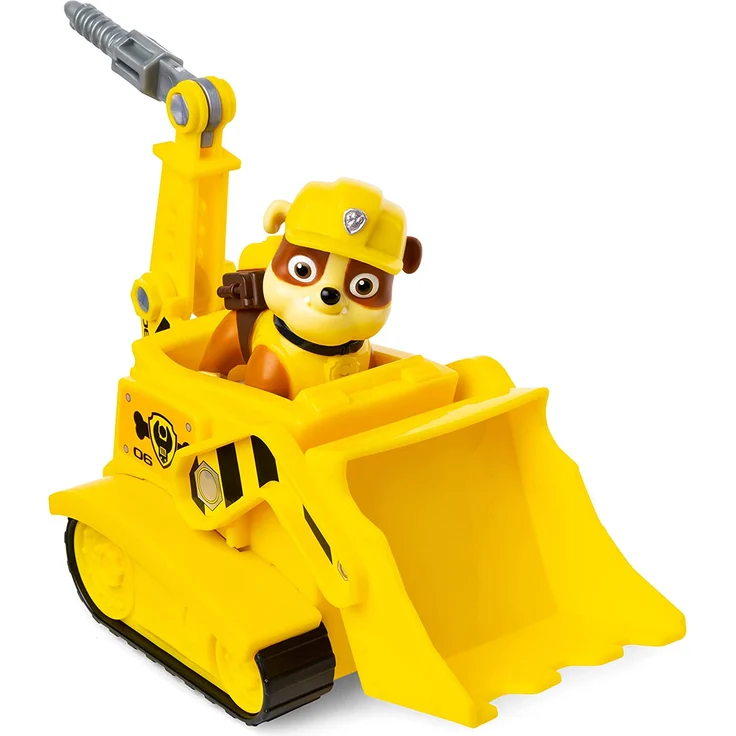 PAW Patrol 6054435 - Rubbles Bulldozer und Figur (Basic Vehicle) – Bild 4