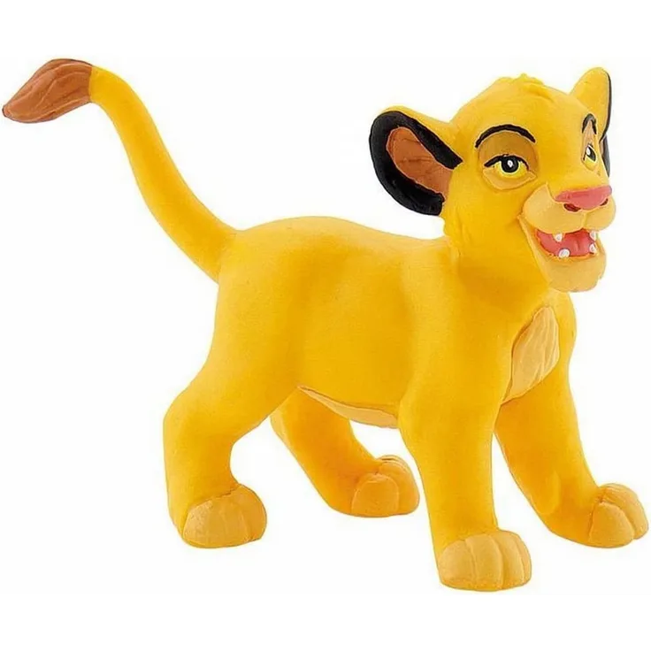 Bullyland 12254 - Spielfigur, Walt Disney König der Löwen - Junger Simba, ca. 4,6 cm groß, liebevoll handbemalte Figur, PVC-frei, tolles Geschenk für Jungen und Mädchen zum fantasievollen Spielen