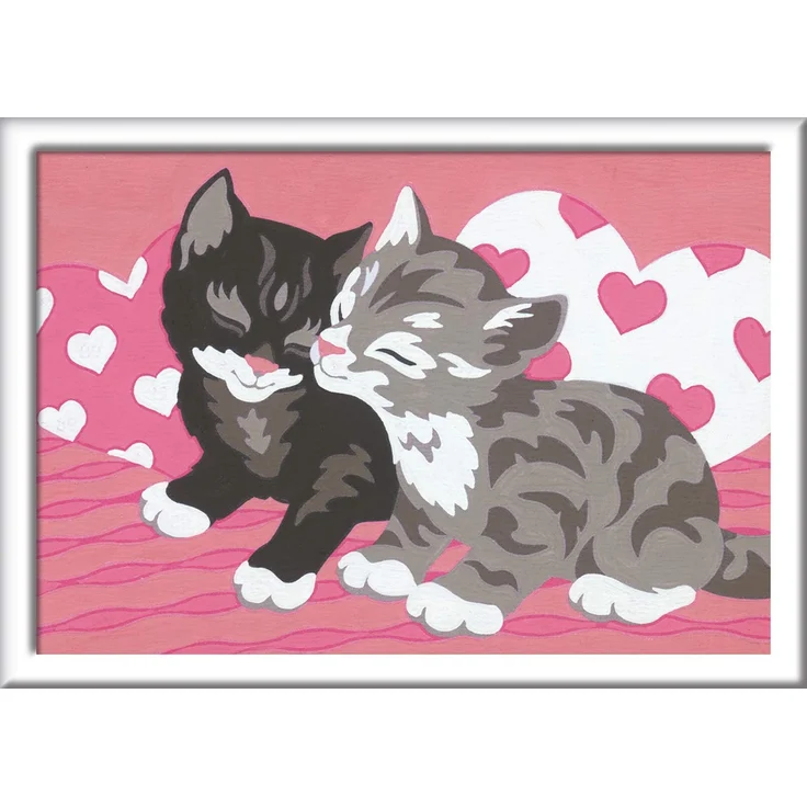 Malen nach Zahlen Kuschelkatzen – Bild 2