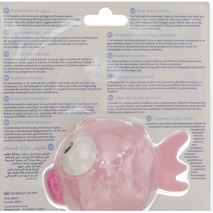 Chicco Badethermometer Fisch, rosa – Bild 4