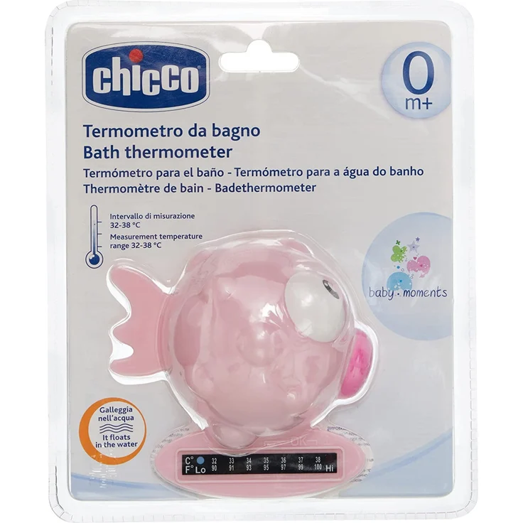 Chicco Badethermometer Fisch, rosa – Bild 1