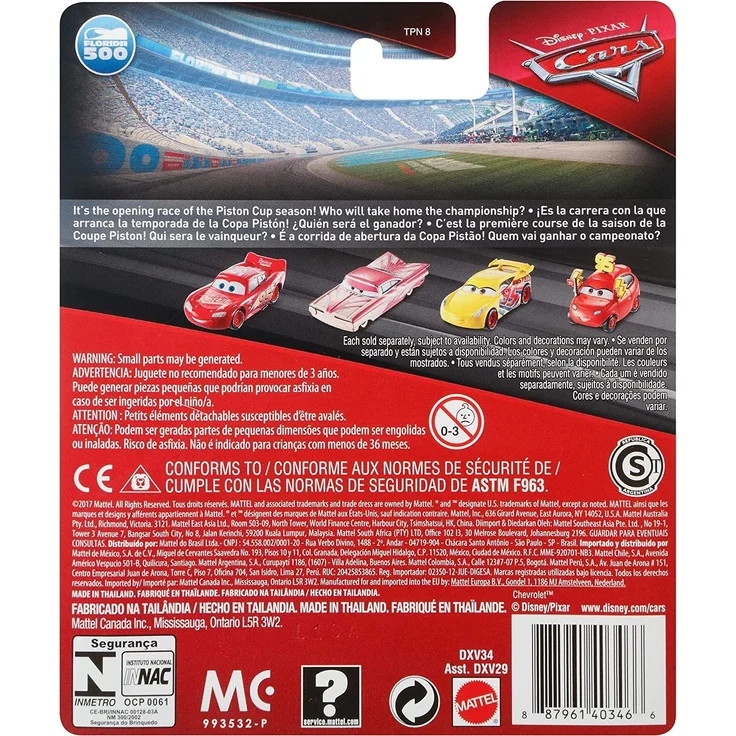 Mattel Disney Cars DXV34 - Disney Cars 3 Die-Cast Jackson Storm – Bild 10