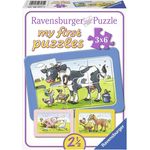 Ravensburger my first Puzzles 3 x 6 Teile Gute Tierfreunde