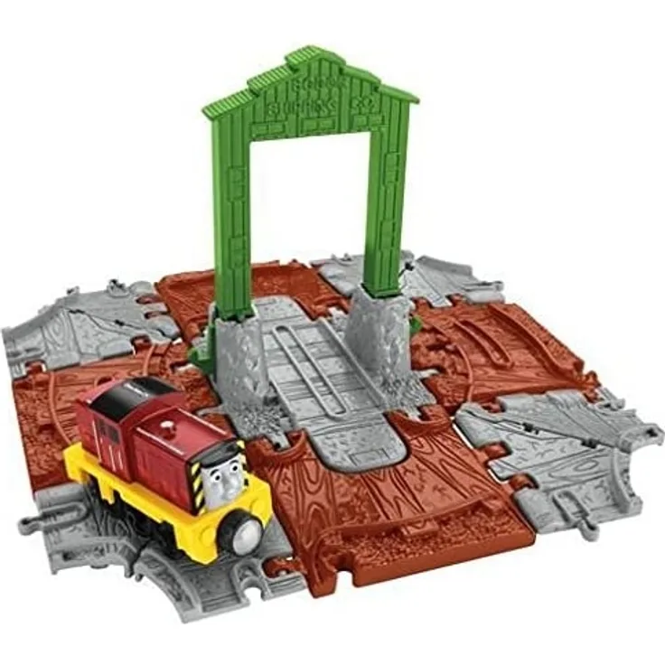 Tomek i przyjaciele Przenosna stacyjka Karol w porcie