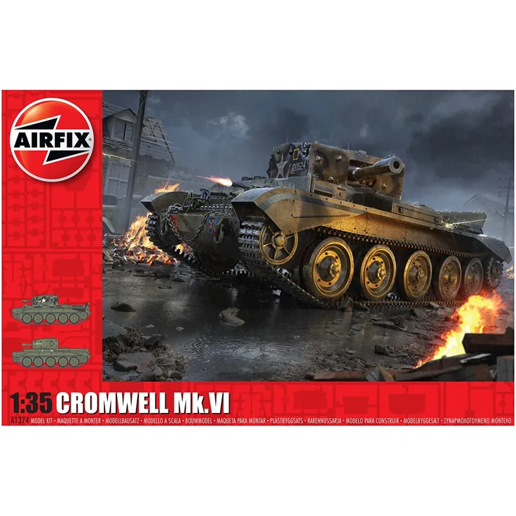 Airfix A1374 Tank model Montagesatz 1:35 Cromwell Mk. VI Beide Geschlechter Kunststoff