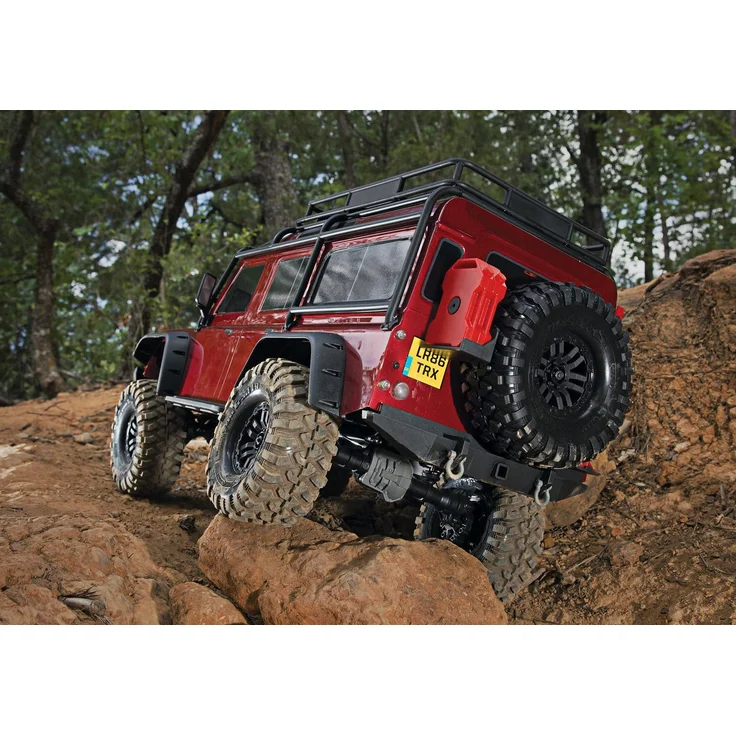 Traxxas Landrover Defender Brushed RC Modellauto Elektro Crawler Allradantrieb (4WD) RTR 2,4 GHz – Bild 7