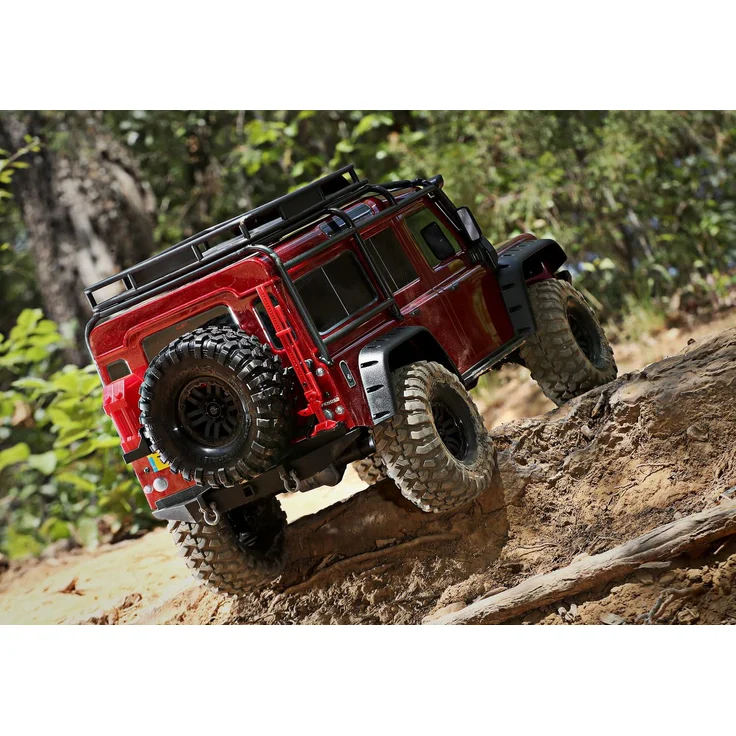 Traxxas Landrover Defender Brushed RC Modellauto Elektro Crawler Allradantrieb (4WD) RTR 2,4 GHz – Bild 4